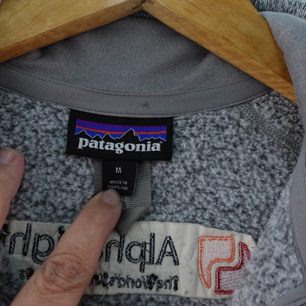 Patagonia Better Sweater Womens L 1/4 Zip Pullover Heather Gray Outdoor Camp - Picture 3 of 7